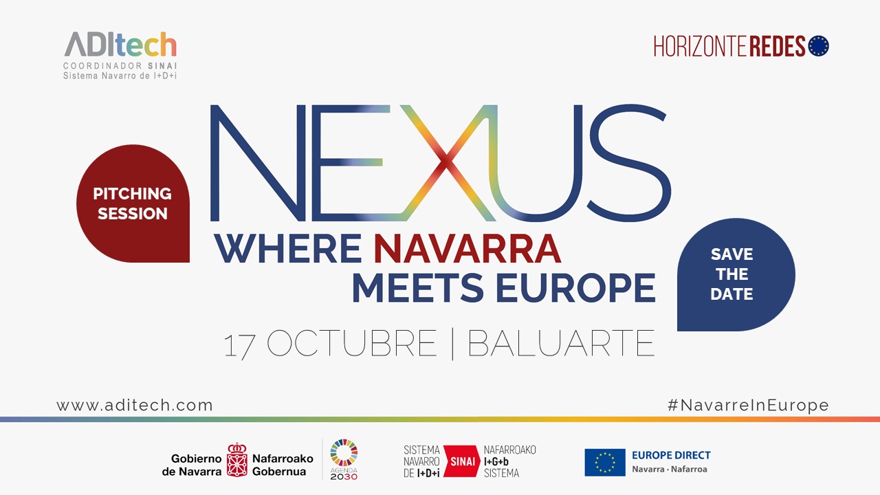 Save the date para Nexus, Where Navarra meets Europe, el próximo 17 de octubre en el Baluarte