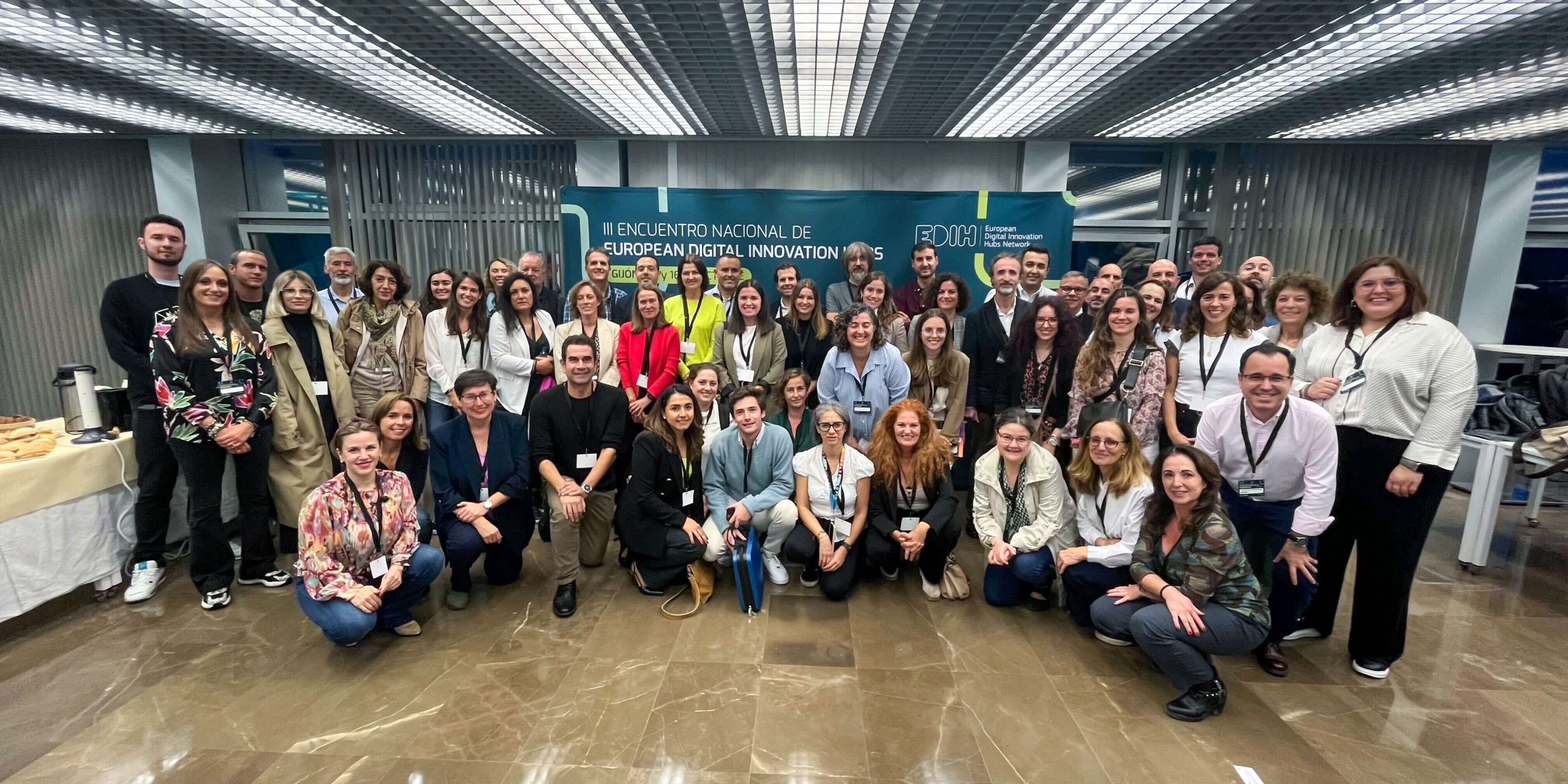 Grupo de encuentro de los EDIH de España desde Gijon